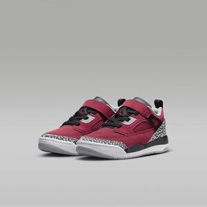 Jordan Spizike Low (PS)Gym Red/Black-Wolf Grey (FQ3951 600) Size 1Y Big Kids